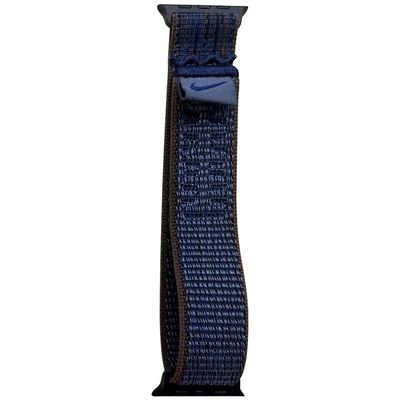 Ремінець Nike Sport Loop для Apple Watch 38/40/41/42mm (Black / Blue) 75864 75864