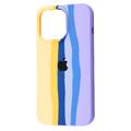 Чохол RainbowSilicone Case Сматрфон11 (yellow/purple) 31649 Чехол