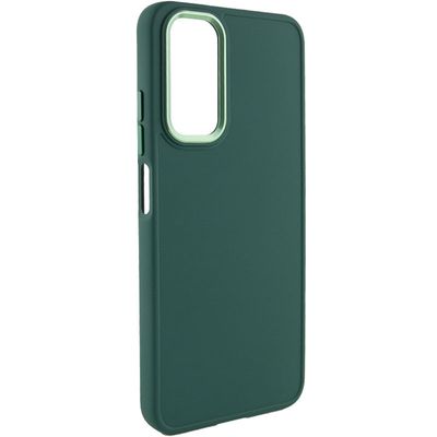 TPU чохол Bonbon Metal Style для Samsung Galaxy A55 (Зелений / Army green) 70828 70828* Чехол