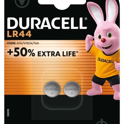 Батарейка DURACELL LR44 уп. 2х5 шт. 35441 Duracell
