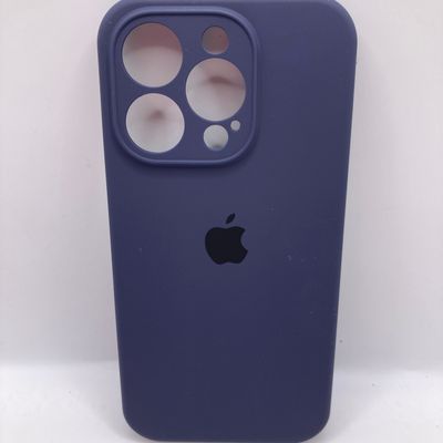 Чохол Silicone Case Full Camera Protective (AA) для Apple iPhone 15 Pro (6.1) (Темно-синій / Midnight blue) 00066392 Чехол