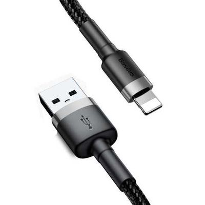 (CALKLF-A) cafule Cable USB For iP 2.4A 0.5m CALKLF-AG
1 Gray + Black 752199 752199 Baseus