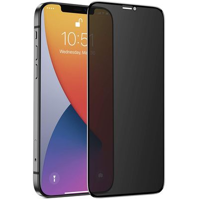 Захисне скло Privacy 5D Matte (тех.пак) для Apple iPhone 13 Pro Max / 14 Plus (6.7) (Чорний) 49058 Китай