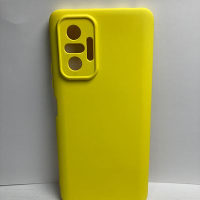 Чохол Silicone Cover Lakshmi Full Camera (A) для Xiaomi Redmi Note 10 Pro / 10 Pro Max (Жовтий / Flash) 63167 Чехол