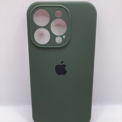 Чохол Silicone Case Full Camera Protective (AA) для Apple iPhone 15 Pro (6.1) (Зелений / Cyprus Green) 66392 66392* Чехол