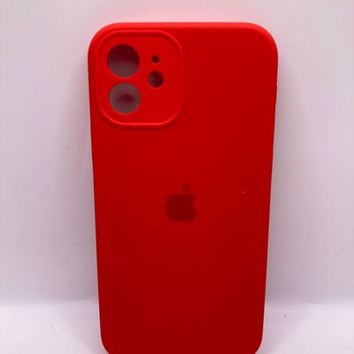 Чохол Silicone Case Full Camera Protective (AA) для Apple iPhone 12 (6.1) (Червоний / Red) 42250 42250* Чехол