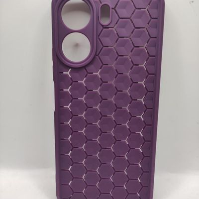 Чохол TPU Honeycomb для Xiaomi Redmi 13C / Poco C65 (Фіолетовий / Dark Purple) 72193 72193