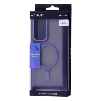 Чохол WAVE Attraction Case with Magnetic Ring Samsung Galaxy S24 (black) 55010 Чехол