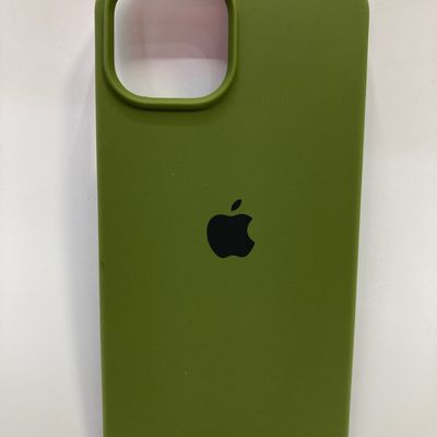 Чохол Silicone Case Full Protective (AA) для Apple iPhone 15 (6.1) (Зелений / Dark Olive) 00065416 00065416* Чехол