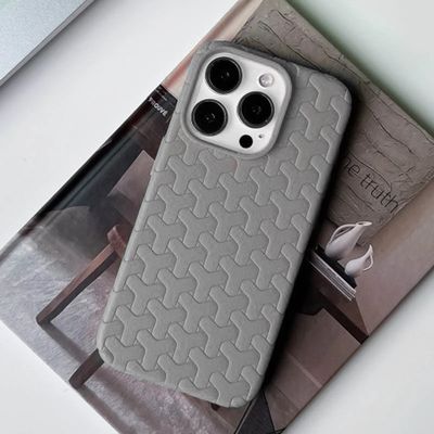 Чохол TPU Weaving для Apple iPhone 16 Pro Max (6.9) (Grey) 74862 74862 Чехол