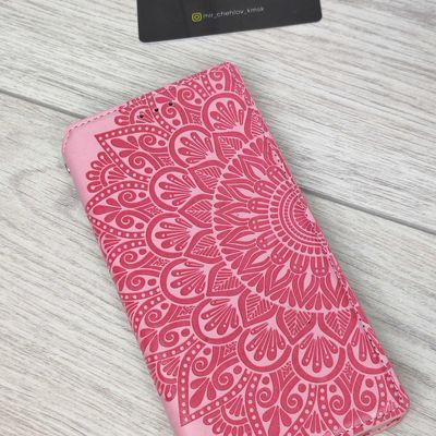 Чохол Xiaomi  Poco X3 книжка Getman Mandala рожевий Китай