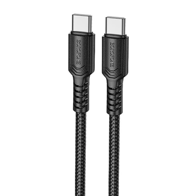 Кабель Type-C to Type-C  BX116 Certain 60W 1m (Чорний) 53116 Borofone