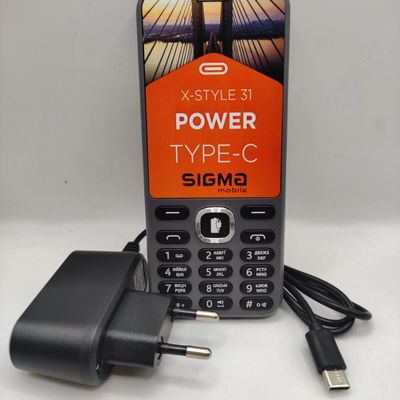 X-style 31 Мобільний телефон Sigma X-style 31 Power Type-C Grey (4827798855034) U0760879*