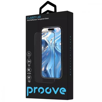 Захисне скло  Clarity AR iPhone 16 Pro Max (black) 61120 Proove