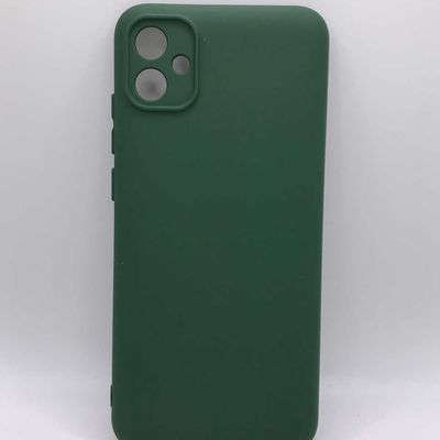 Чохол Silicone Cover Lakshmi Full Camera (A) для Samsung Galaxy A04e (Зелений / Dark green) 59073 Чехол