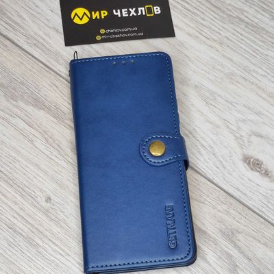 Шкіряний чохол книжка GETMAN Gallant (PU) для Samsung Galaxy A32 4G (Синій) 43336 Чехол