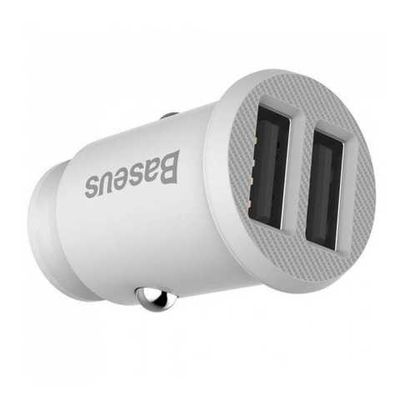 АЗУ  Grain (2USB 3.1A) (CCALL-ML) (Белый) 27363 27363 Baseus