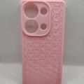 Чохол TPU Honeycomb для Xiaomi Redmi Note 13 Pro 4G / Poco M6 Pro 4G (Рожевий / Light pink) 72201 72201