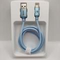 Кабель Crystal Shine Series Lightning 2.4A (1.2m) (sky blue) 35102 Baseus