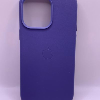 Шкіряний чохол Leather Case (AA Plus) with MagSafe для Apple iPhone 14 Pro Max (6.7) (Wisteria) 57476 57476* 57476