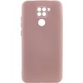 Чохол Silicone Cover Lakshmi Full Camera (A) для Xiaomi Redmi Note 9 / Redmi 10X (Рожевий / Pink Sand) 57533 Чехол