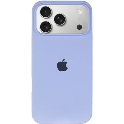 Чохол Silicone Case Full Camera Protective (AA) для Apple iPhone 17 Pro (6.3) (Блакитний / Lilac Blue) 00082643