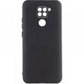 Чохол Silicone Cover Lakshmi Full Camera (A) для Xiaomi Redmi Note 9 / Redmi 10X (Чорний / Black) 57533 Чехол