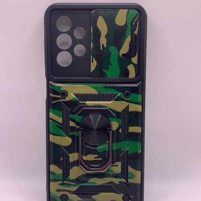 Ударопрочный чехол Camshield Serge Ring Camo для Samsung Galaxy A23 4G (Зеленый / Army Green) 54671 54671 54671* Чехол