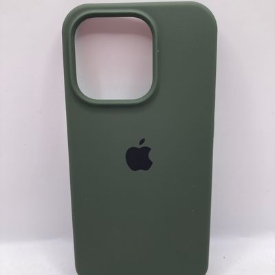 Чохол Silicone Case Full Protective (AA) для Apple iPhone 15 Pro (6.1) (Зелений / Cyprus Green) 00065419 00065419* Чехол