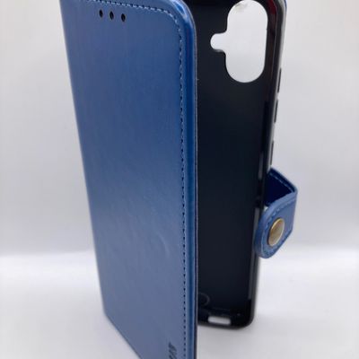 Шкіряний чохол книжка GETMAN Gallant (PU) для Samsung Galaxy A05 (Синій) 66487 Чехол