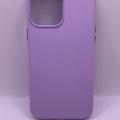 Шкіряний чохол Leather Case (AA Plus) with MagSafe для Apple iPhone 13 Pro Max (6.7) (Elegant purple) 57470 57470* 57470