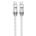 Дата кабель  U113 Solid 100W Type-C to Type-C (1m) (Silver) 69086 Hoco
