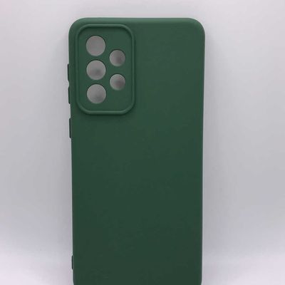 Чохол Silicone Cover Lakshmi Full Camera (A) для Samsung Galaxy A53 5G (Зелений / Dark green) Чехол