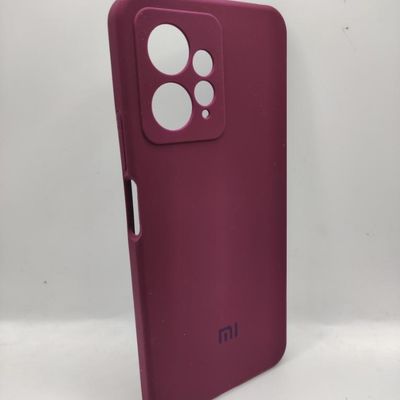 Чохол Silicone Cover Lakshmi Full Camera (AAA) with Logo для Xiaomi Redmi Note 12 4G (Бордовий / Plum) 71865 71865* Чехол