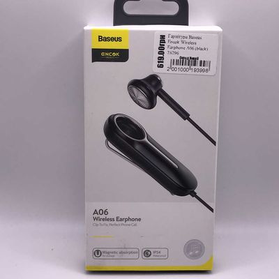 Гарнітура  Encok Wireless Earphone A06 (black) 28296 * 28296 Baseus