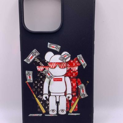 Чохол Bears & Kaws Matt Case (Nprint) iPhone 13 Pro (supreme) 40087 40087* 40087 Китай