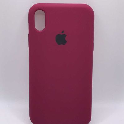 Silicone Case Full Protective (AA) для Apple iPhone XR (6.1) (Бордовый / Maroon) 34365 34365* 34365 Чехол