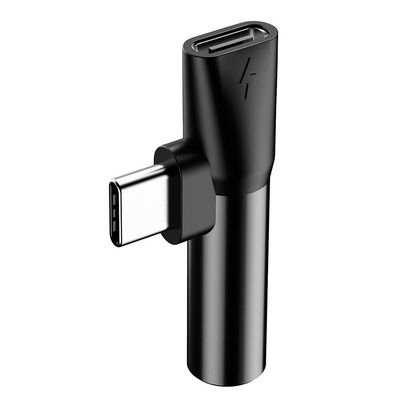 Переходник AUX  L41 Type-C to Type-C + 3.5mm (black) 21766 * Baseus