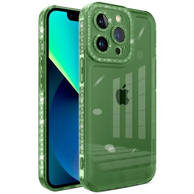 Чохол TPU Starfall Clear для Apple iPhone 14 Pro Max (6.7) (Зелений) 64916 64916* 64916 Чехол