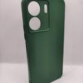 Чохол TPU GETMAN Liquid Silk Full Camera для Xiaomi Redmi 13C / Poco C65 (Зелений / Dark green) 73798 Чехол