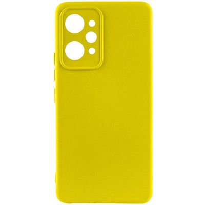Чохол Silicone Cover Lakshmi Full Camera (AAA) для Xiaomi Redmi 12 (Жовтий / Yellow) 65795 65795* Чехол