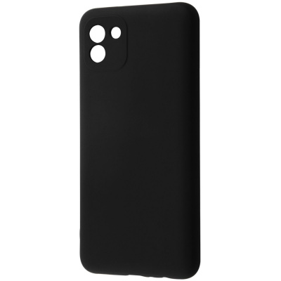 Чохол WAVE Colorful Case (TPU) Samsung Galaxy A03 (A035F) (black) 35350 Чехол