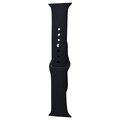 Силіконовий ремінець для Apple Watch Sport Band 38 / 40 / 41 (S/M & M/L) 3pcs (Чорний / Black) 32192 Китай