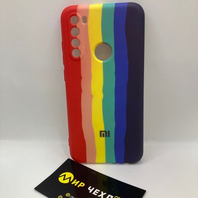 Чохол Xiaomi  Note 8 Silicon cover Rainbow  copy 76385  * Чехол