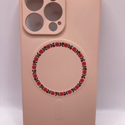 Чохол WAVE Ukraine Edition Case with MagSafe iPhone 13 Pro (vyshyvanka shirt circle) 36779 36779* Чехол