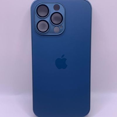 Чохол TPU+Glass Sapphire matte case для Apple iPhone 13 Pro (6.1) (Navy Blue) 55857 55857* 55857 Чехол