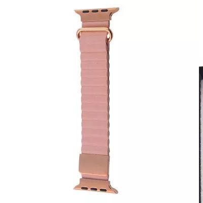 Ремінець Apple Watch Color Leather 42/44/45/49 mm (pink sand) 45650 45650