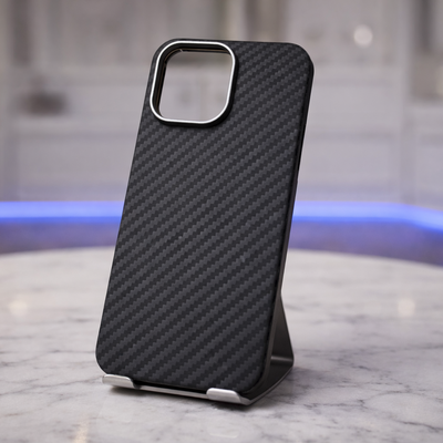 Чохол  Carbon Slim with Magnetic Ring iPhone 16 Pro (full black) 59561 Proove