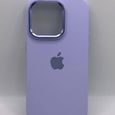 Чохол Silicone case Full (Metal Frame and Buttons) for iPhone 13 Pro Glycine