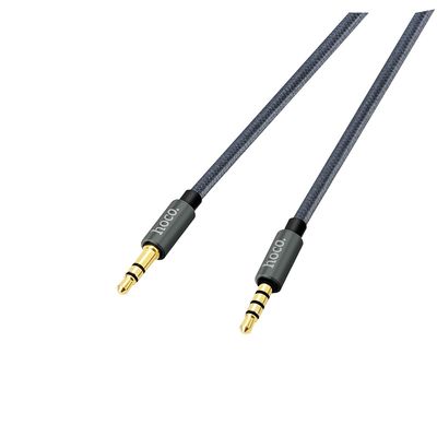 Кабель AUX  UPA04 With Mic (1m) (metal gray) 12801 Hoco